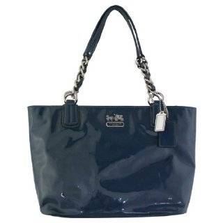 Coach Chelsea Shimmer Metallic Leather East West Gallery Bag Purse 