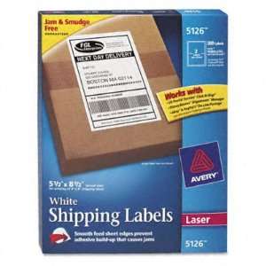  Avery Shipping Labels with TrueBlock Technology AVE5126 