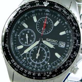 Seiko Men Chronograph 7T92 100m Sport Watch +Box SND253P1  