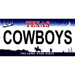  Texas State Background License Plate Frame NFL Everything 
