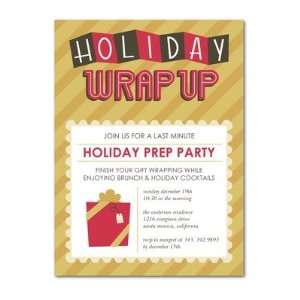   Holiday Party Invitations   Wrap Up By Dwell
