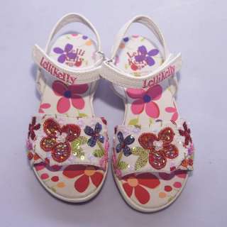 New lovely Lelli Kelly Flowers Leaves Shoes sandals for kid Size EU 22 