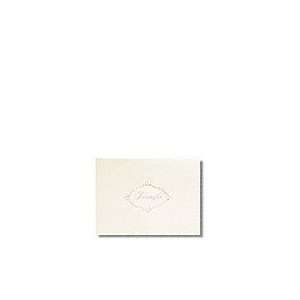  Embossed Oval Frame Note Baby Stationery