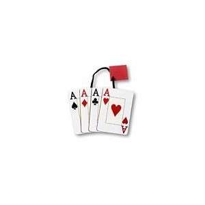  Pack of 6 Aces Small Die Cut Gift Bags 