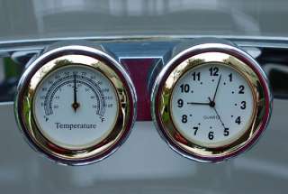 HONDA VALKYRIE MOTORCYCLE WINDSHIELD CLOCK,THERMOMETER  