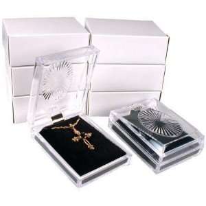  6 Crystal Pendant Earring Gift Jewelry Boxes Displays 