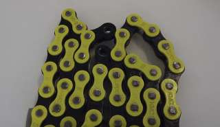 KMC Z510H BMX Chain Yellow Outer Link BLACK Inner Link 1/2 X 1/8 ( 112 