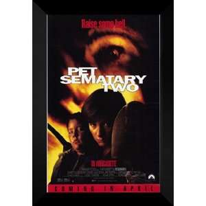  Pet Sematary 2 27x40 FRAMED Movie Poster   Style A 1992 