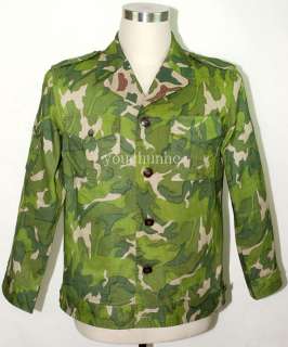 SURPLUS OLD CHINESE ARMY REVERSABLE CAMOUFLAGE UNIFORM SHIRT 