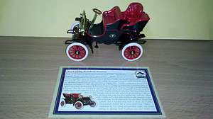 New 1903 Cadillac Runabout Tonneau   Die Cast Model   Great 