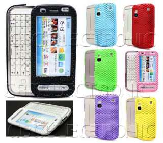 New Red Perforated case back cover for Nokia C6 C6 00  