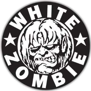 White Zombie music car bumper sticker decal 4 x 4