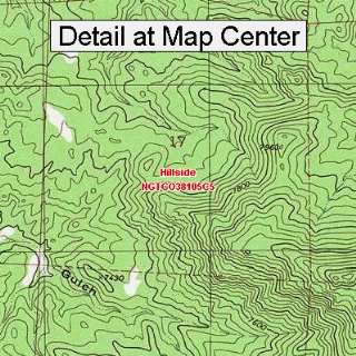   Map   Hillside, Colorado (Folded/Waterproof)