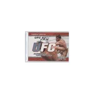   UFC Fight Mat Relics #FMFG   Forrest Griffin G Sports Collectibles