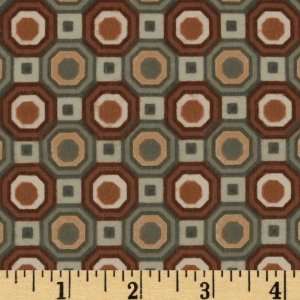  44 Wide Country Flannel Geometric Beige Fabric By The 