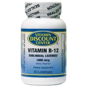  Vitamin B 12 by Vitamin Discount Center   60 Lozenges 