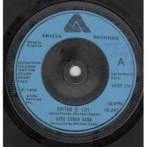   OF LIFE 7 INCH (7 VINYL 45) UK ARISTA 1978 AFRO CUBAN BAND Music