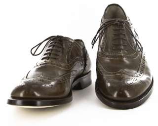 New $1950 Santoni Brown Shoes 12/11  