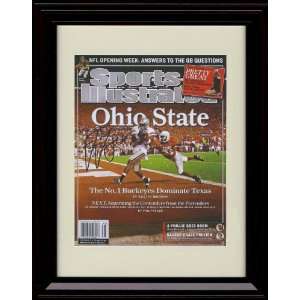  Framed Ted Ginn Jr. Sports Illustrated Autograph Print   Ohio State 