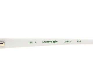 LACOSTE L 2612 105 WHITE/GREEN 52 L2612 Rx GLASSES  