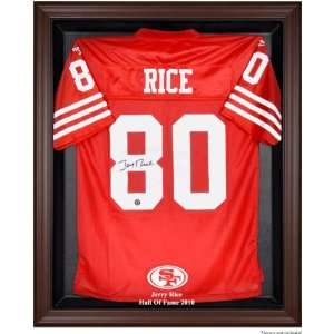 Jerry Rice San Francisco 49ers 2010 Hall of Fame Brown Framed Jersey 