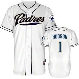  Orlando Hudson Jersey Adult Majestic Home White Authentic 