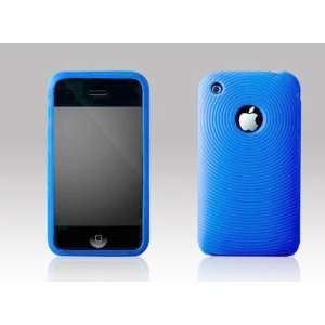  New Apple iPhone 3G / 3GS Blue Swirling Soft Silicone High 