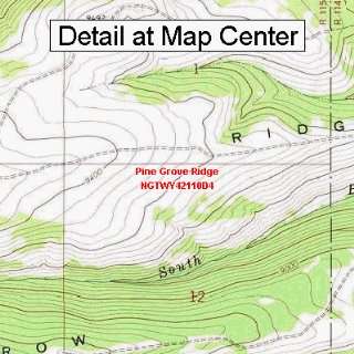 USGS Topographic Quadrangle Map   Pine Grove Ridge 