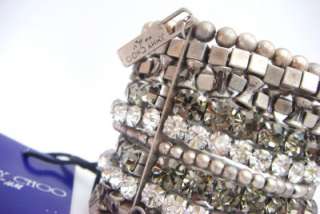 Auth Jimmy Choo for H&M Multi Crystal Bracelet  