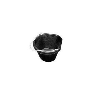  Rubber Corner Bucket   20 qt   Black