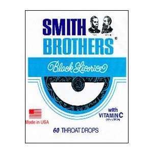   Brothers Black Licorice Cough Drops 12x40