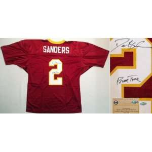 Deion Sanders Signed Florida State Jersey w/Prime Time  