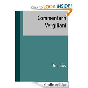Commentarri Vergiliani (LATIN) (Latin Edition) Donatus  
