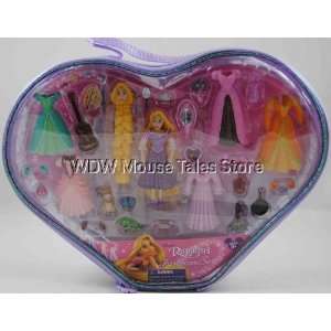    Disney World Princess Rapunzel Polly Fashion Playset Toys & Games