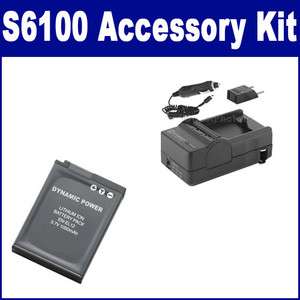 Nikon Coolpix S6100 Digital Camera Accessory Kit By Synergy (Battery 