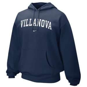 Nike Villanova Wildcats Navy Blue Arch Lettering Hoody Sweatshirt 