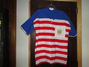 Vintage Coca Cola Shirt Used Red White Blue USA  