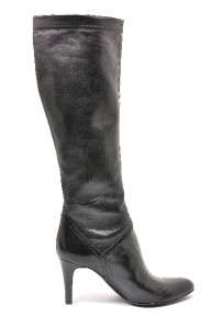 COLE HAAN Black Leather TALL BOOTS r YUMMY & SOFT  Simple Pull On Like 