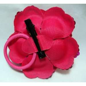  NEW Fuchsia Pink Rose Hair Flower Clip and Pin, Limited 