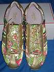 Coach Kirby Ashlley Floral Sateen Sneakers   Green 11M