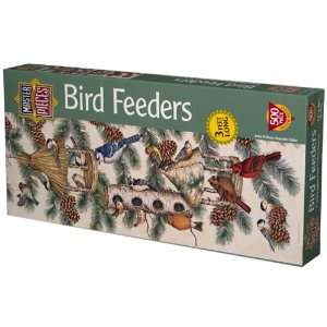  Bird Feeders Panoramic Jigsaw Puzzle 500pc Toys & Games