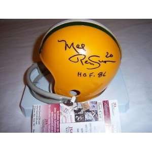  Mel Renfro Signed Mini Helmet   Oregon Ducks hof Jsa coa 