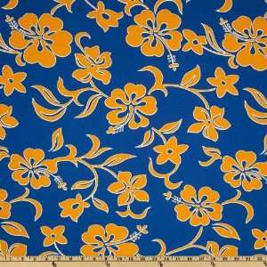  45 Wide Hoffman Tropical Collection Large Hibiscus Gold 