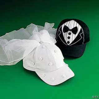 Bride and Groom Baseball Caps Hats Wedding Set New  