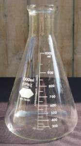 sale new kimax 26501 1000ml erlenmeyer flask graduated new 300ml to 