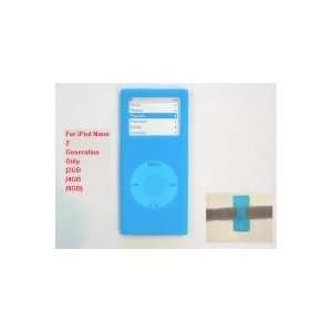  New Silicone Skin Case(Blue) for iPod Nano 2 Generation 