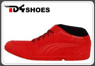 Puma 65CC Ducati Risk Red Motorcycle 2011 Classic Shoes  