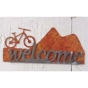  Mountain Bike Welcome Sign