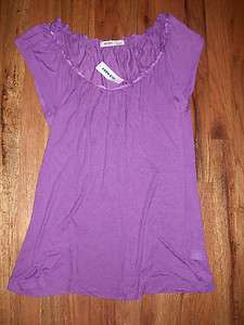 NWT OLD NAVY WOMENS PURPLE DRESS SHIRT STRETCH M XL $22.94  