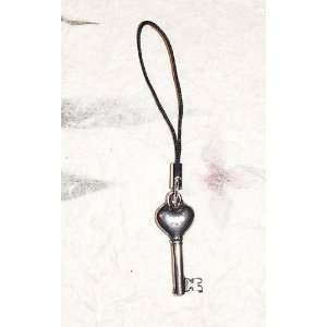  Key to My Heart Cell Phone Charm Fine Pewter Everything 